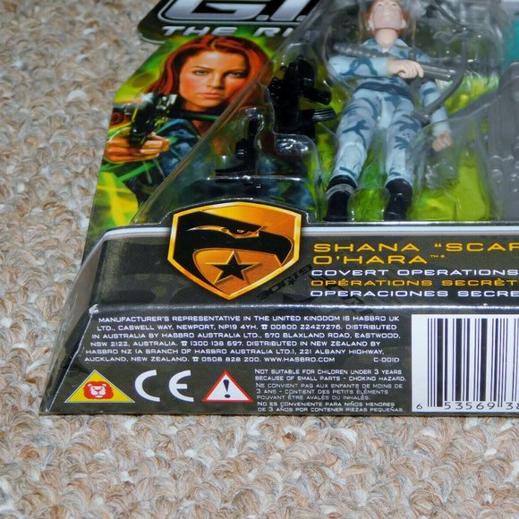 2009 Hasbro G.I. Joe: Rise of Cobra 3 3/4" Covert Operations Scarlett MOC New - Picture 7 of 10